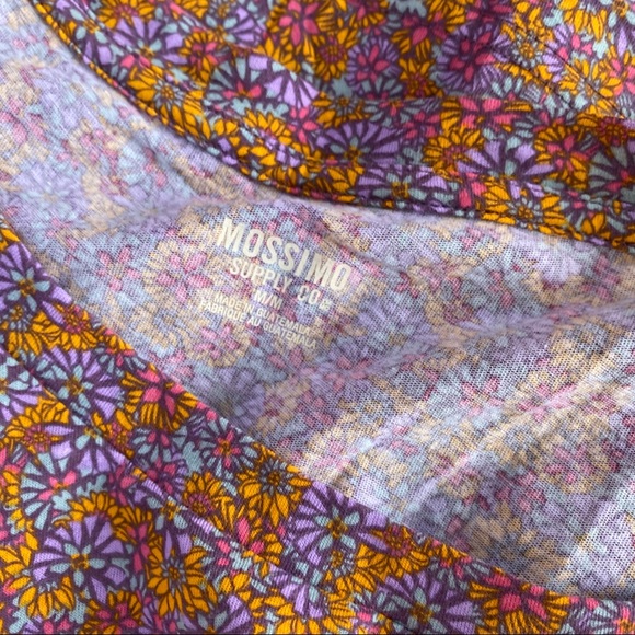 NWT Mossimo supply co pink/yelllow floral 98 top - Picture 8 of 8